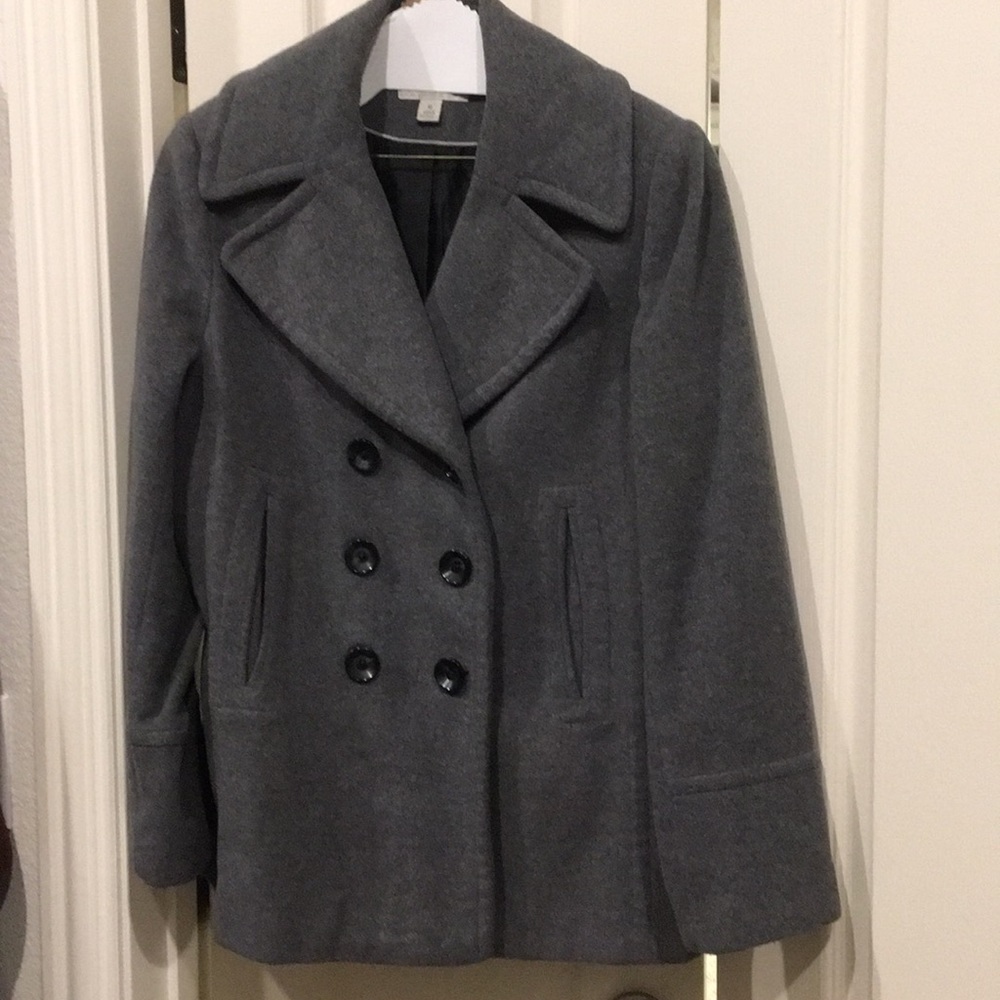 Double breasted pea coat